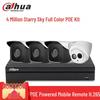 Dahua 4MP PoE Outdoor Night Vision NVR Security Camera Kit CN plug (adapter included)