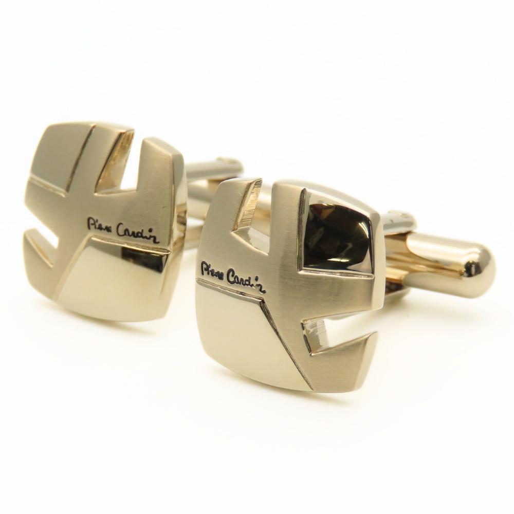 Used Pierre Cardin cuffs metal gold Licensed product
