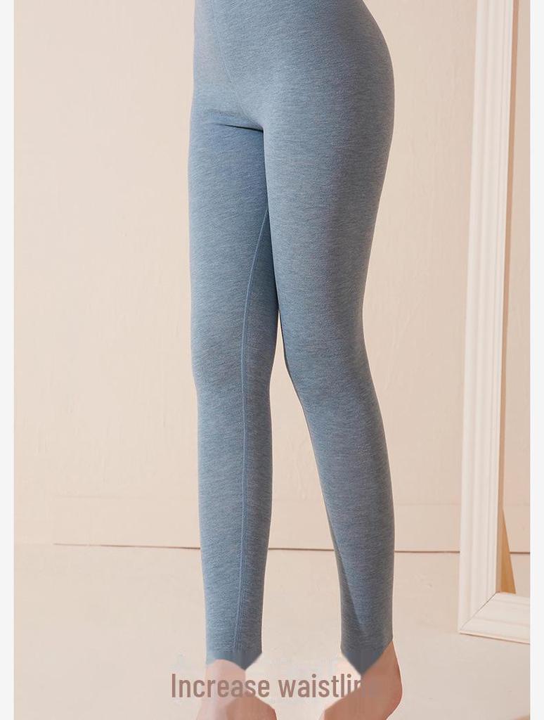 Women's High-Waist Cashmere Silk Velvet Self-Heating Fleece-Lined Pants
