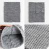 Gray Knit Neck Warmer/gray Muffler Turtleneck