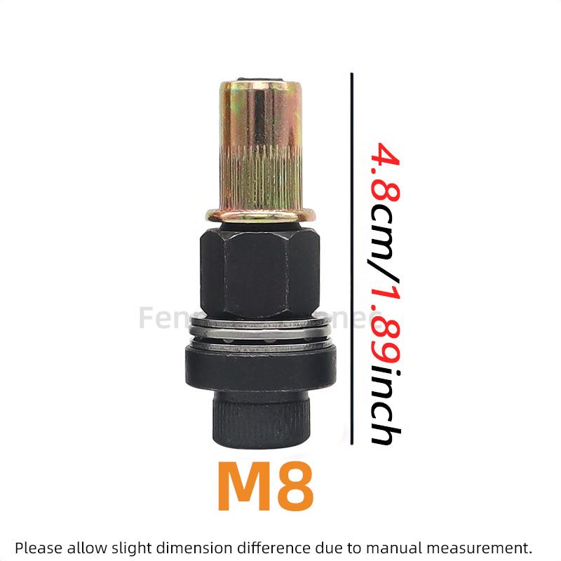 1pcs Hand Rivet Nut Gun Head Nuts Adapter Tool Riveter Tool Accessory For Nuts M3 M4 M5 M6 M8 M10 M12
