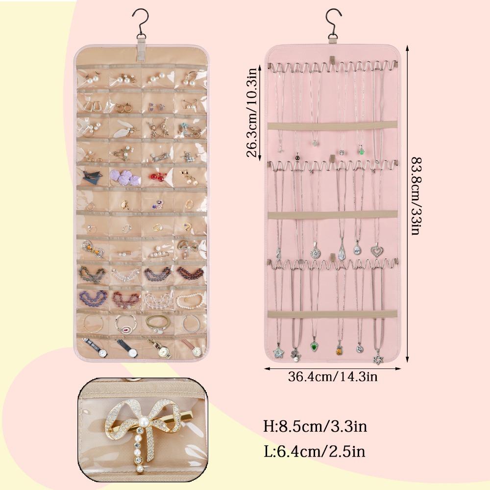 With Hanger Hanging Jewelry Organizer Wall Mount Wall Jewelry Storage For Women