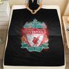 Liverpool Football Club2 Flannel Blanket, High Quality Comfortable for All Seasons, Home Decor, Warmth and Comfort