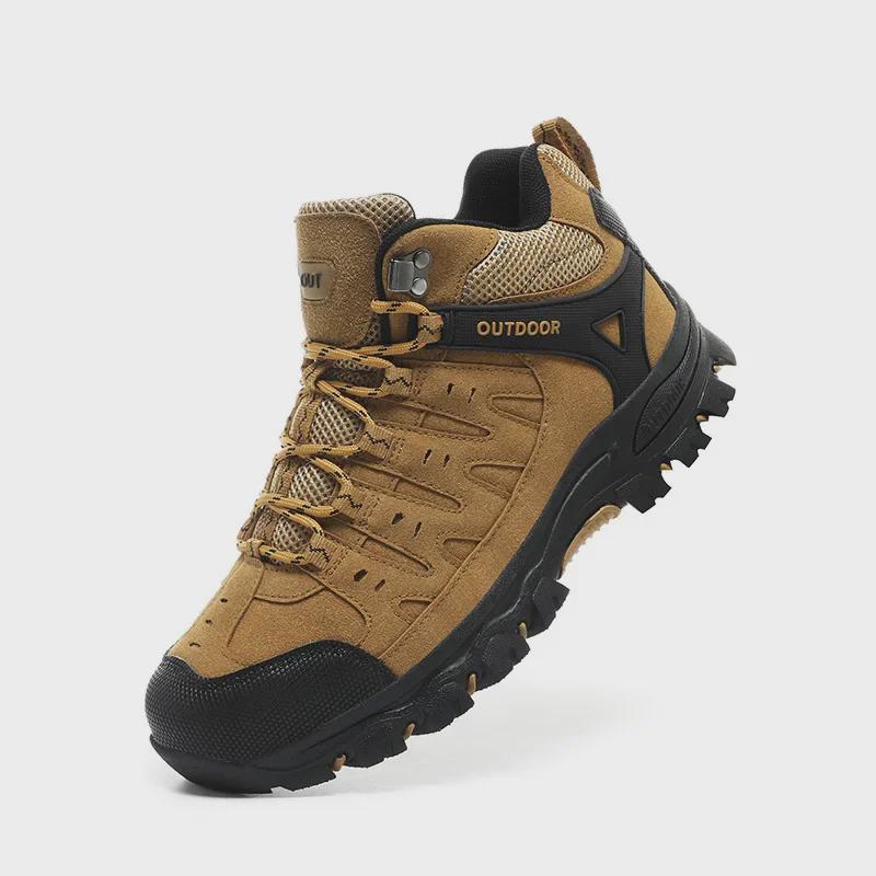 Men's Cross-Border Fashion Hiking Boots - Comfortable, Breathable, Functional Shoes for Outdoors, Sports, and Climbing