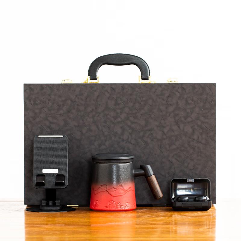 Business Gift Set with Ceramic Mug and Gadgets
