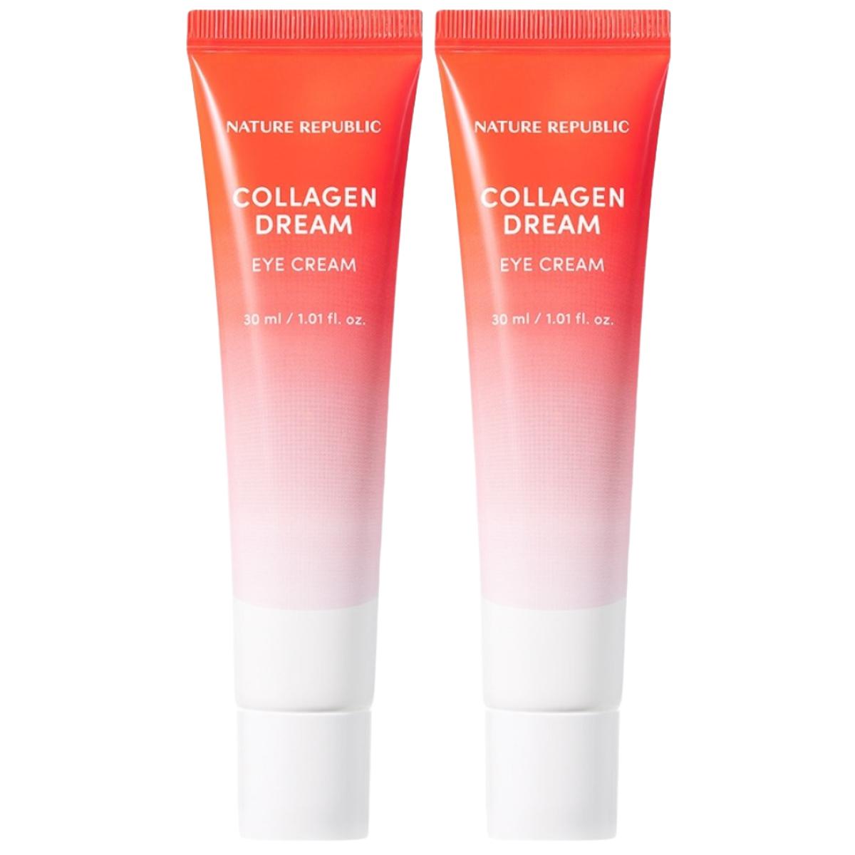 

Nature Republic Collagen Dream Eye Cream 30ml x 2pcs - Firming & Elasticity Eye Care