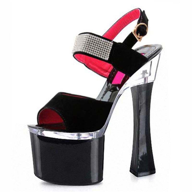 Versatile word with thin heel black fish mouth temperament high heel sandals women's summer 2025 new small fresh