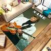 Custom personalization Johnny Hallyday Area Rug - Perfect For Kitchen, Bathroom,Laundry Room Decor Large Size Available,Gift All Seasons