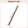 Bamboo Flute Chinese Instrument Easy to Learn Portable Beginners Musical with Velvet Bag