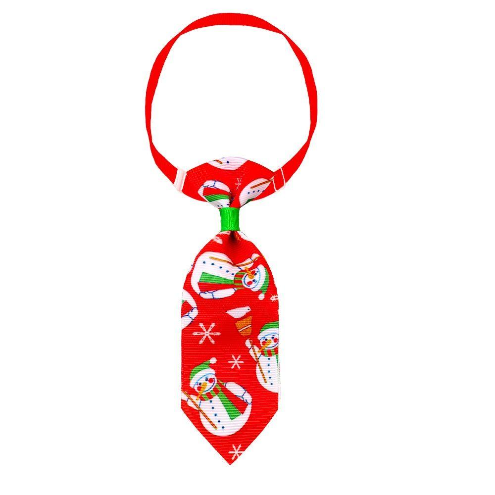 Adjustable Pet Christmas Bow Tie Xmas Tree/Snowman Cat Christmas Collar  Christmas