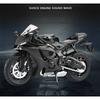 1/12 YAMAHA YZF-R1 Alloy Racing Motorcycle Model Diecast Street Sports Motorcycle Model Simulation Sound Light Kids Toys Gift