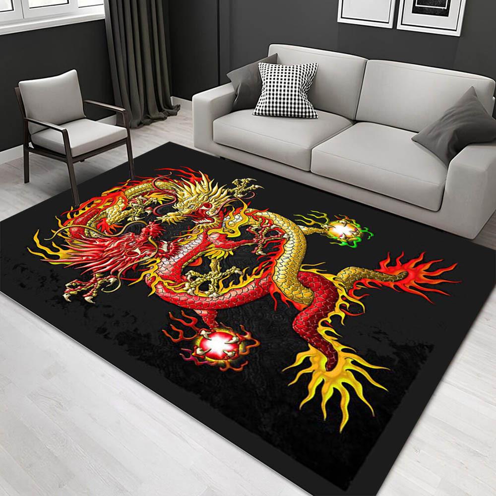 

1pc 1417637815Pattern Carpet, Area Rug For Living Room Bedroom Room Bed Chair Laundry Entryway Corridor Yard Non-slip Outdoor Camping Rug Fl 60cm by 90cm