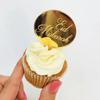 5/10 Stück Eid Mubarak Acryl Cupcake Topper Gold Ramadan Kareem Kuchen Topper Islamisches Muslimisches Festival Party Kuchen DIY Dekorationen