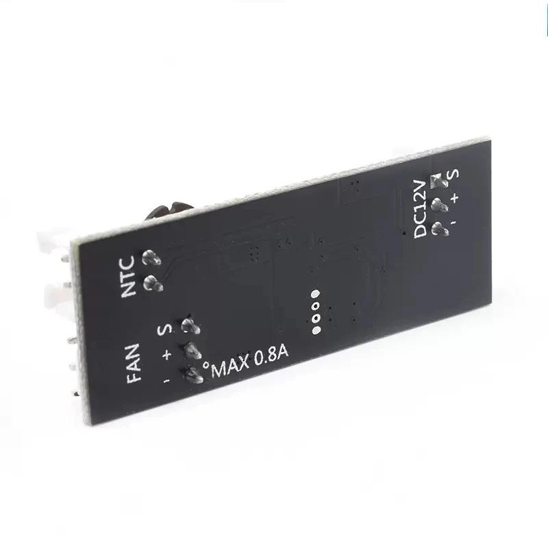 NTC B50K 3950 12V 0.8A DC PWM 2-3 Single Wire Fan Temperature Control Speed Controller Chassis Computer Noise Reduction Module