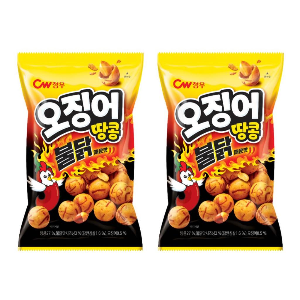 Squid & Peanut Buldak Spicy Snack 90g