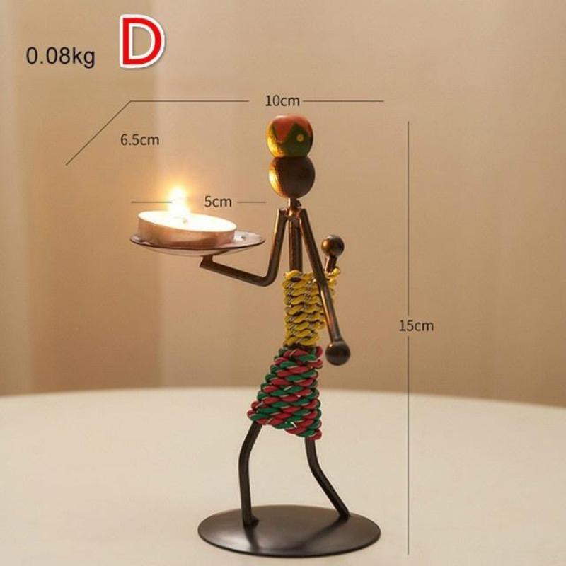 

Вінтажний металевий свічник. Підсвічник ручної роботи. Креативні вироби зі свічників. Мініатюрні ковані свічники. Декор. D