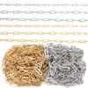 1 Meter Stainless Steel Paperclip Chain Gold Steel Color Link Chains For Jewelry Making DIY Handmade Necklace Bracelet Materials