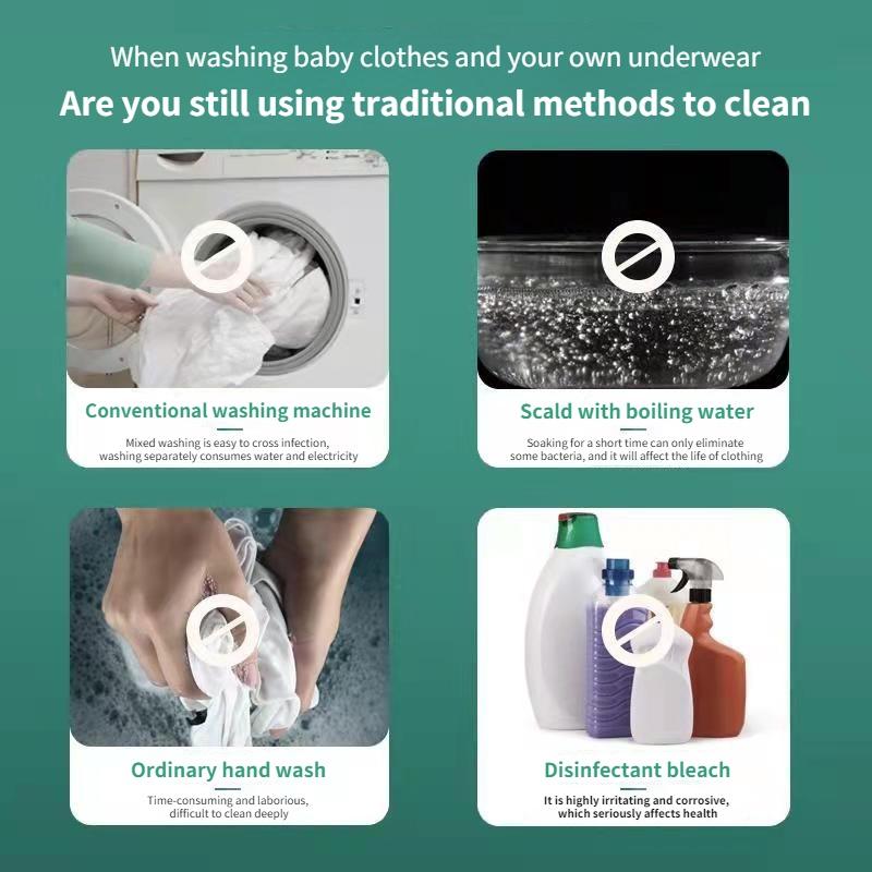Household Foldable Washing Machine Cleaning Underwear Socks Artifact Portable Special For Traveling