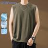 ROMON Men's Antibacterial Odor-proof Sleeveless Fitness Tank Top
