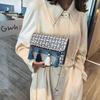 Style Woven Mini Shoulder Bag With Chain Strap For Casual Travel