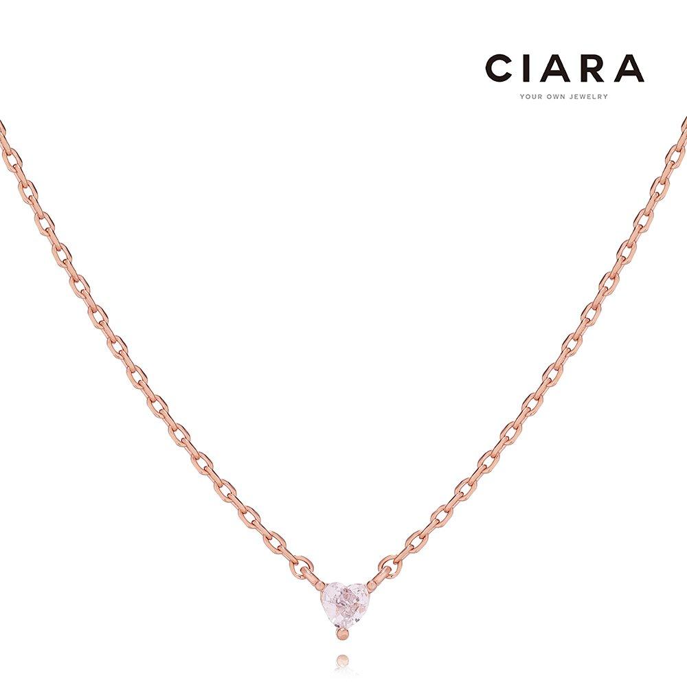 Ciara 14K Bolzano Mini Heart Necklace (Goldplated)