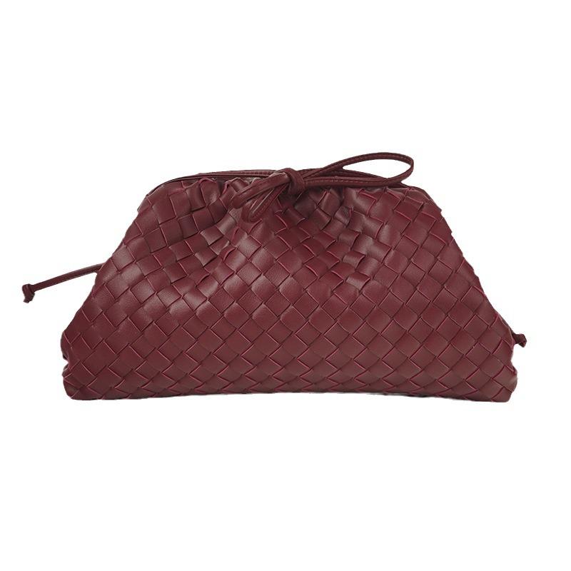 Large Capacity Woven Cloud Clutch Bag