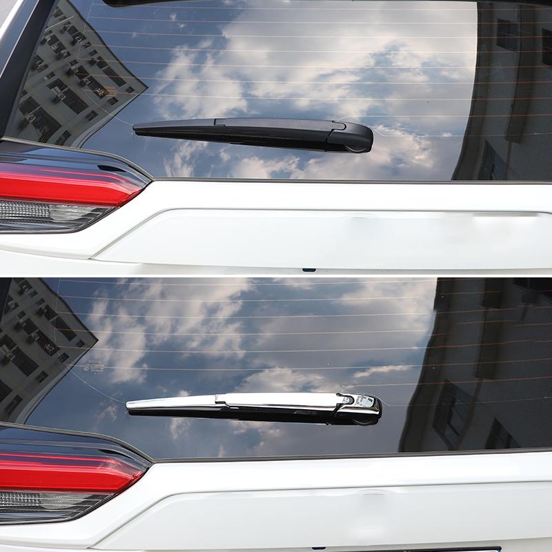 Carbon Chrom für Toyota Fortuner 2016-Auto Heckscheibe Scheibenwischer Arm Klinge Abdeckung Zierleiste Styling