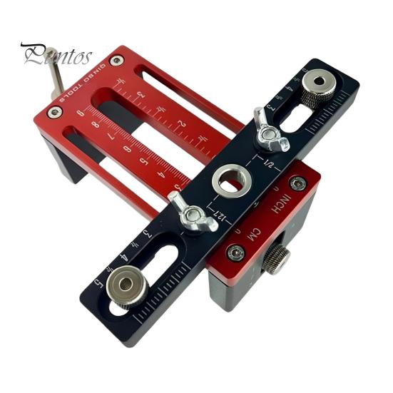 

Регулируемый позиционер для установки дверцы шкафа, локатор для установки, устойчивый к коррозии многофункциональный монтажный кондуктор для дверцы шкафа для деревообработки красный