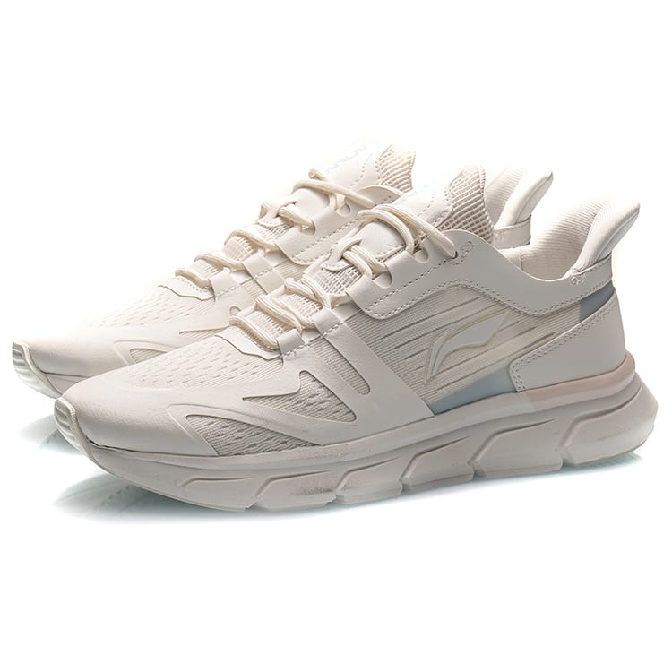 Li Ning Running Shoes Women's Low Top Mist White ARHQ114-3