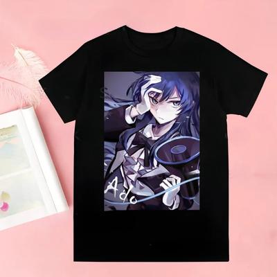 Ado Tshirt Printed Unisex Short Sleeve T Shirt Cool Cartoon Casual T-shirt Streetwear Tops Women Clothing  Y2k Top