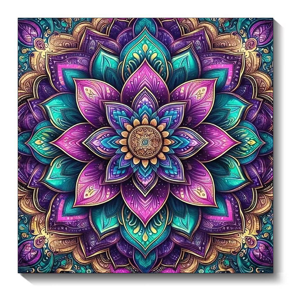 Diamond Painting Mandala DIY 5D Full Square Round Drill Embroidery Fantasy Mosaic Flower Wall Decorations Living Room New 2026