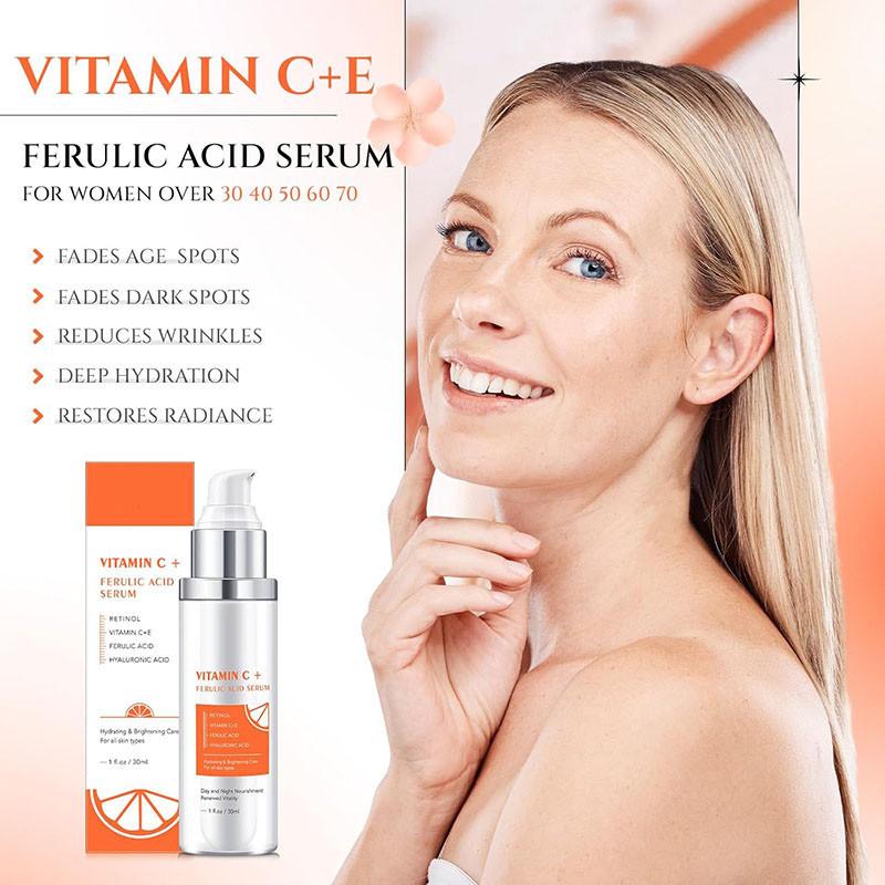 Whitening Serum Fades Fine Lines And Wrinkles On The Face Firms Skin Nourishes And Moisturizes  ,30ml