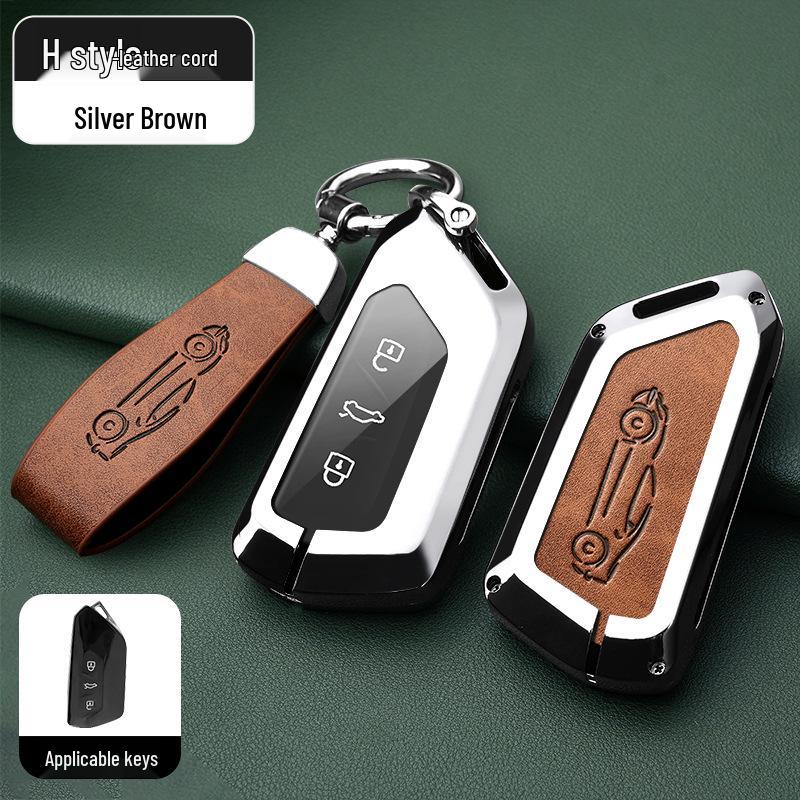 Metal Key Shell for Volkswagen Models: New Sagitar, Lavida Plus, Tayron, Tuon, Tiguan L, Bora, Magotan