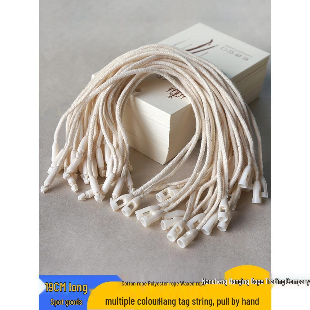 Universal Single Insert Hanging Rope for Clothing Tags and Luggage Accessories