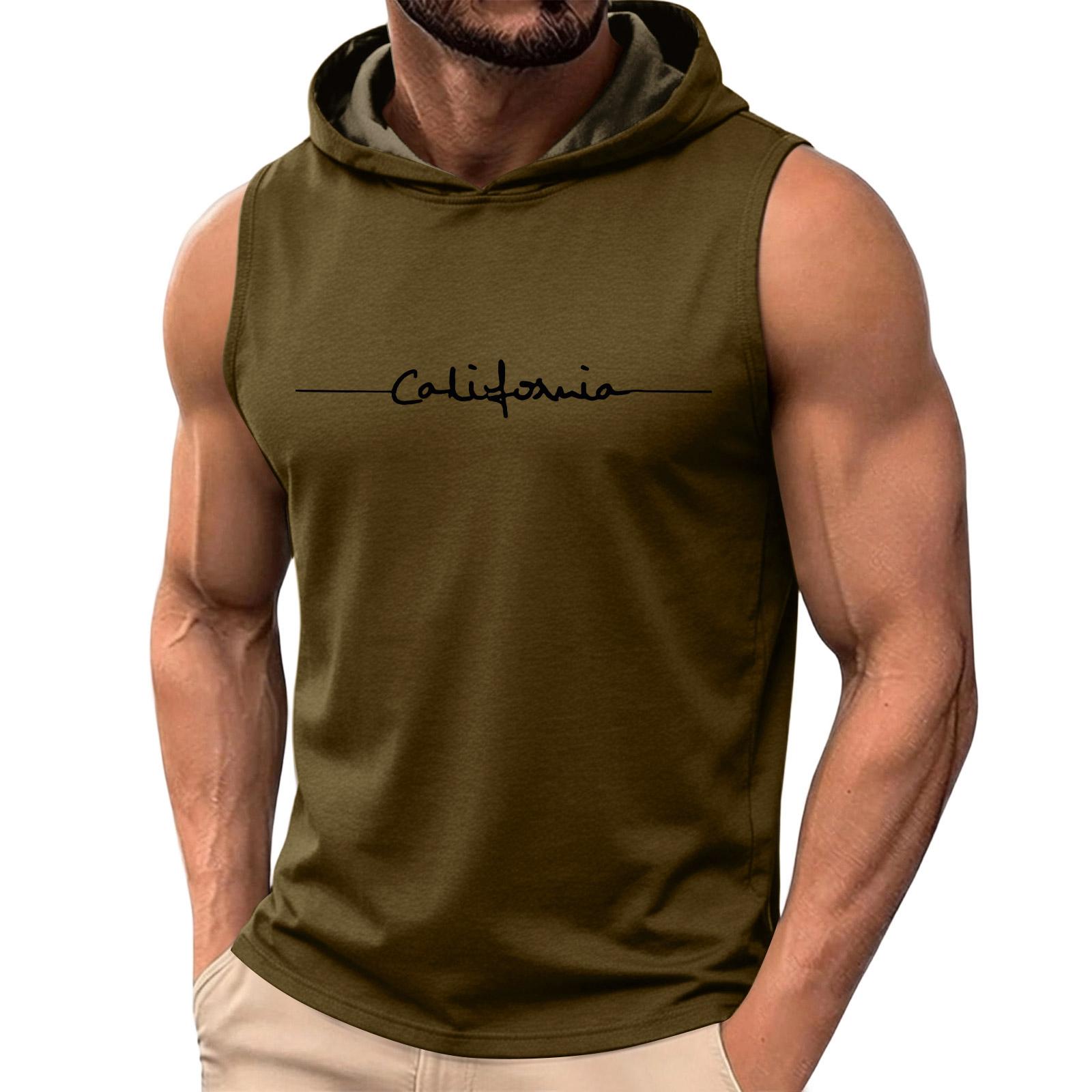 Men s Letter Print Short Sleeve T-Shirt, Relaxed Fit Casual Tee L