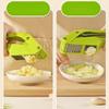 Dual Function Garlic Press Tool For Mashing And Slicing Garlic Vegetable Chopper Squeezer For Home Kitchen Cooking Gadget Masher