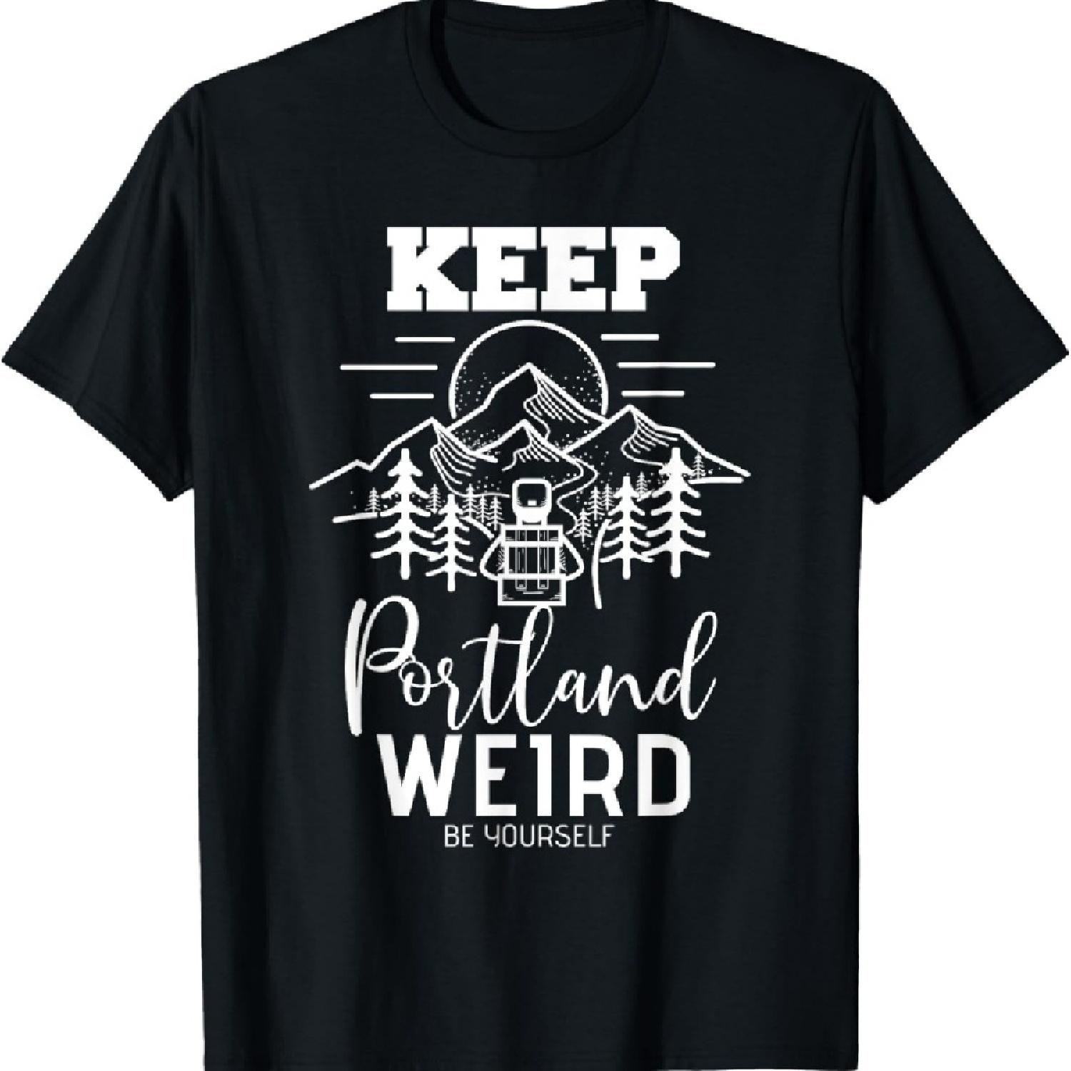 

Будь собой Сохраняй Портленд странным Гора Худ Штат Орегон Футболка XXXXXL