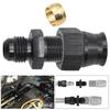 Male Flare To 5/16" Fuel Hardline Tube Fitting Adapter Connector Alloy For 5/16" OD Alloy Tube with Brass Ferrule for Gas Liquid