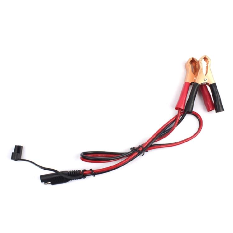 2FT 12V SAE Quick Release Adapter to Alligator Clips Cable Extension Cable 1
