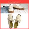 Beige Ladies Casual Canvas Shoes With Low-top Design And Rubber Sole