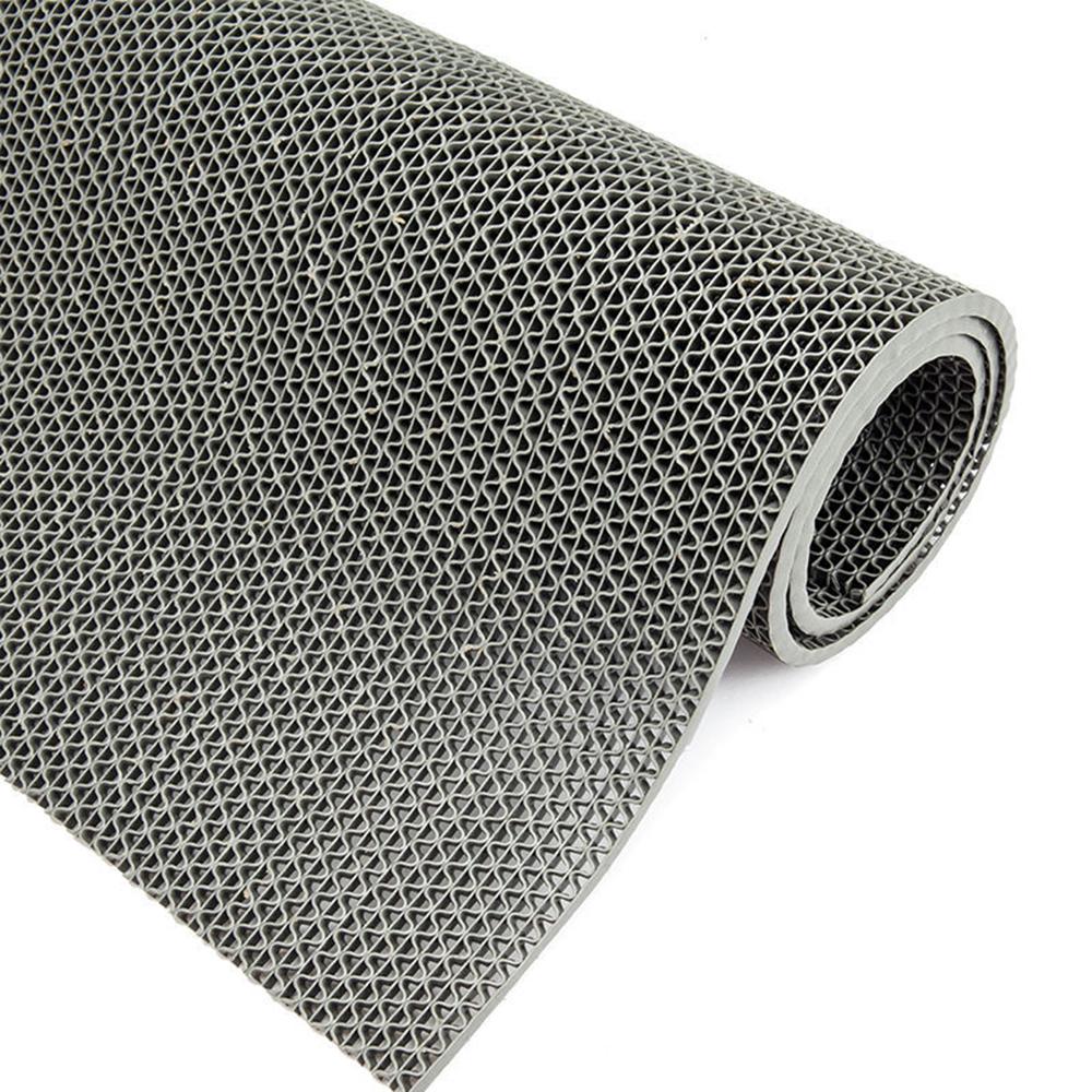 Badkamer Geperforeerde Antislip Mat, Keuken Plastic Mat, Grote Rol Antislip Mat, Badkamervloermat 50X120CM grijze kleur