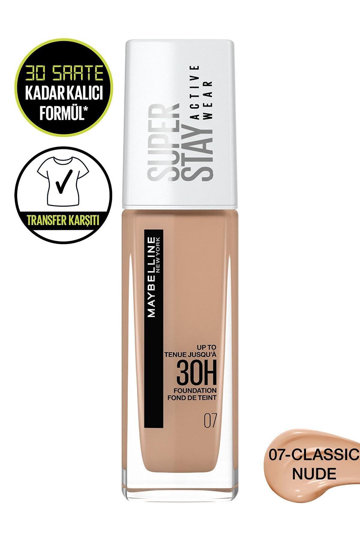 

Maybelline New York Superstay Active Wear Foundation - 07 Classic Nude