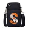 Halloween letter printing trend mobile phone bag vertical square black messenger bag change bag