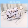 Stylish Ladies Shoulder Bag With Flower Print Durable Nylon Lining Neutral Gender
