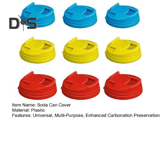 9Pcs Soda Can Covers Reusable Plastic Can Spill Stopper Cola Can Lid Covers Reusable Protector for Soda Beer Drink Juice