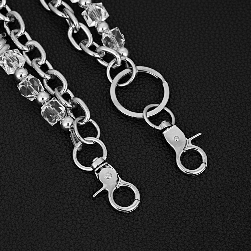 Double-layer Trendy Hip-hop Trouser Chain, Jeans Pendant, Retro Pendant Trouser Chain.