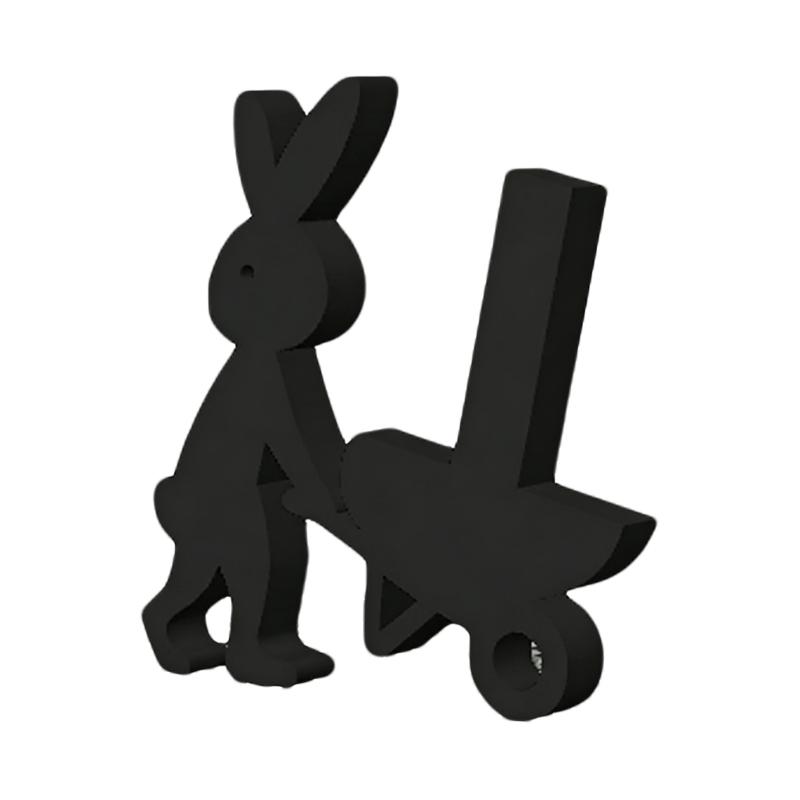 

Spring Themed Rabbits Tissue Holder Bathroom Shelf With Multipurpose Use