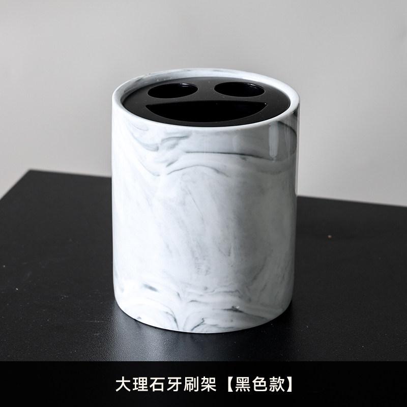 Nordic Marble Ceramic Mousse Foam Lotion Bottle Shampoo Refill Bottle Bathroom Accessories Modern Marble Ceramic Soap Dispenser