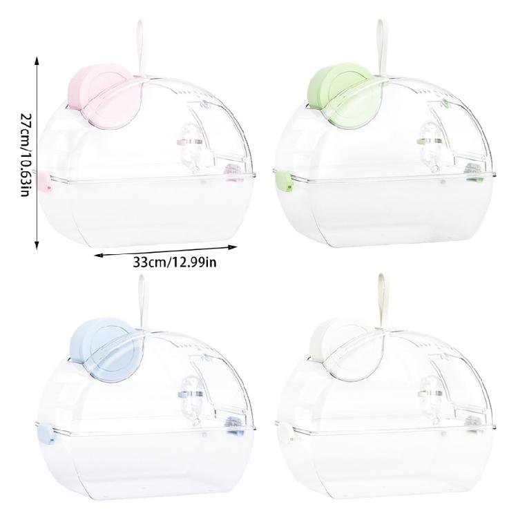 Small Animal Hamster Guinea Pigs Carriers with Water Dispenser for Travel