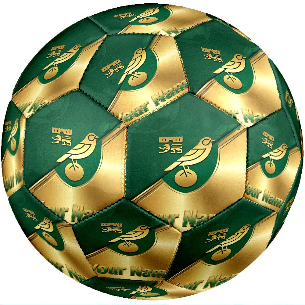 Norwich City Fashion Size 5 Football Wearproof Non‑Slip Soccer Ball For Sports Training Entertainment Use